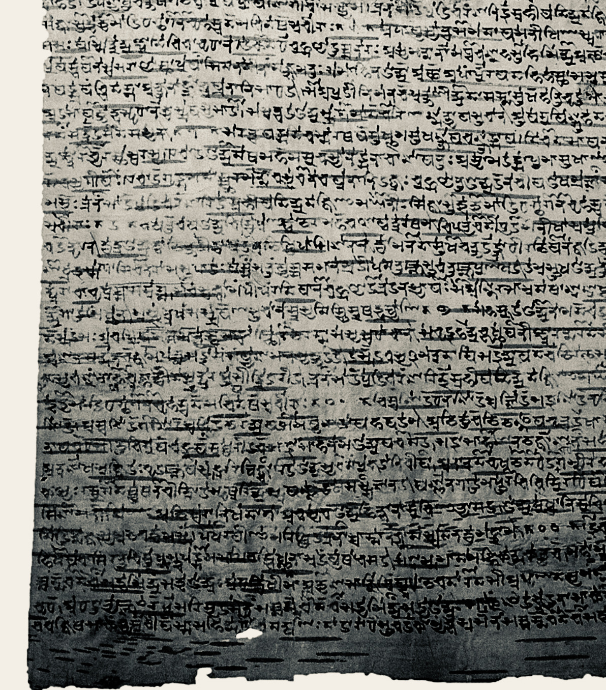 Ṛgveda — Palm leaf, Śāradā script